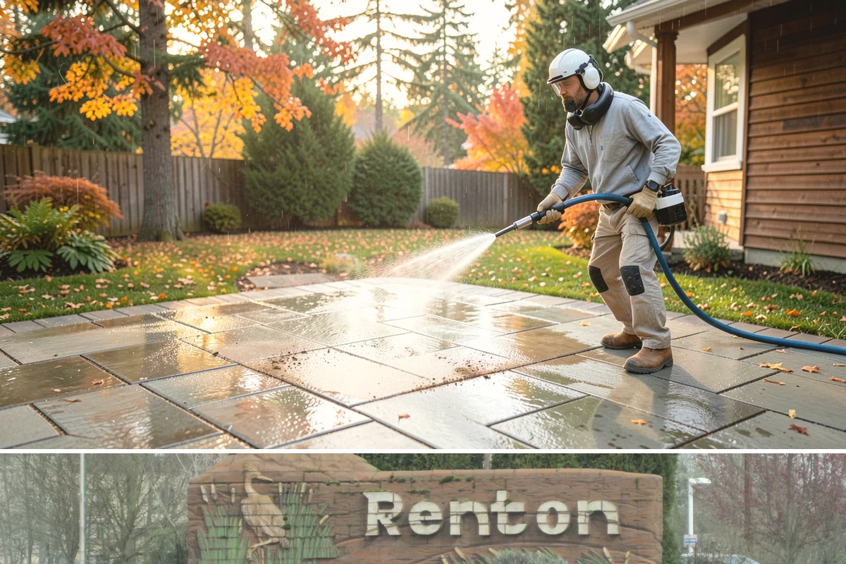 Decorative Rock Cleaning in Renton, King County, WA - Decorative rock is best cleaned in spring to clear winter debris and again in fall after leaf drop.