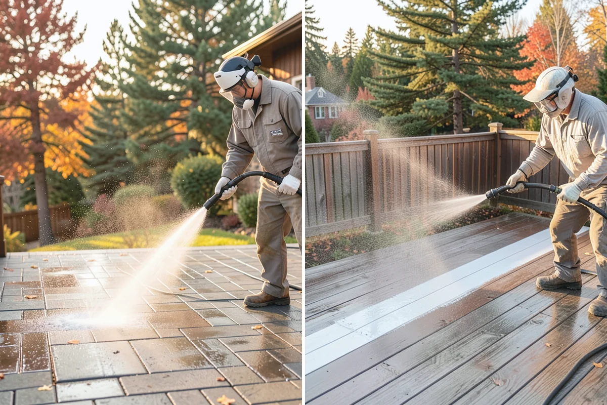 Decorative Rock Cleaning in Roy, Pierce County, WA - Clear leaves and large debris from the bed