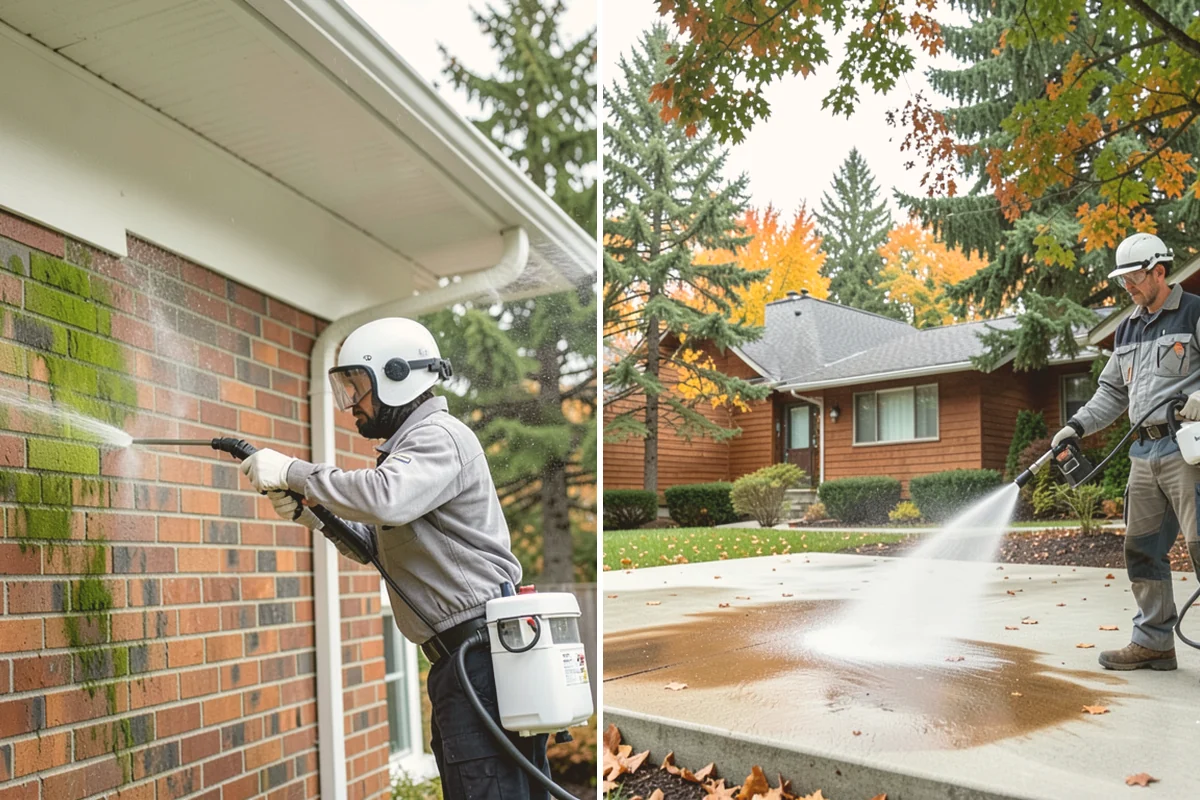 Decorative Rock Cleaning in Sammamish, King County, WA - Clear leaves and large debris from the bed