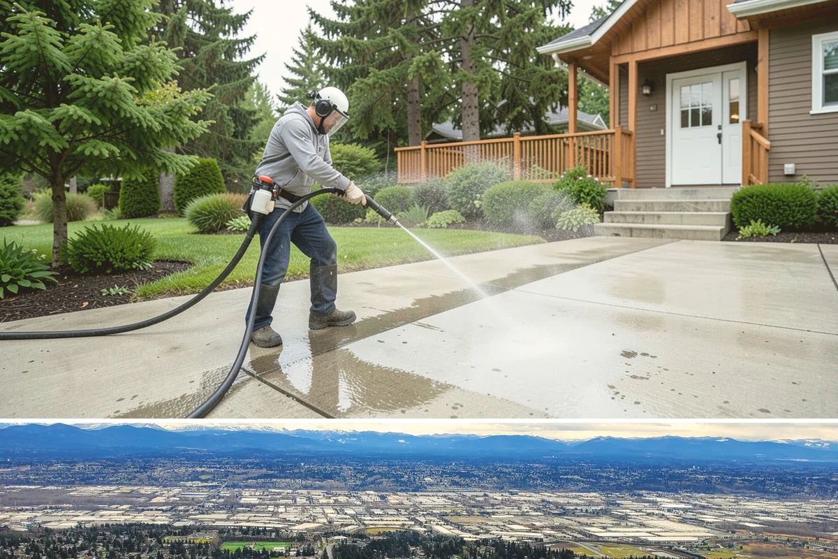 Decorative Rock Cleaning in SeaTac, King County, WA - Decorative rock is best cleaned in spring to clear winter debris and again in fall after leaf drop.