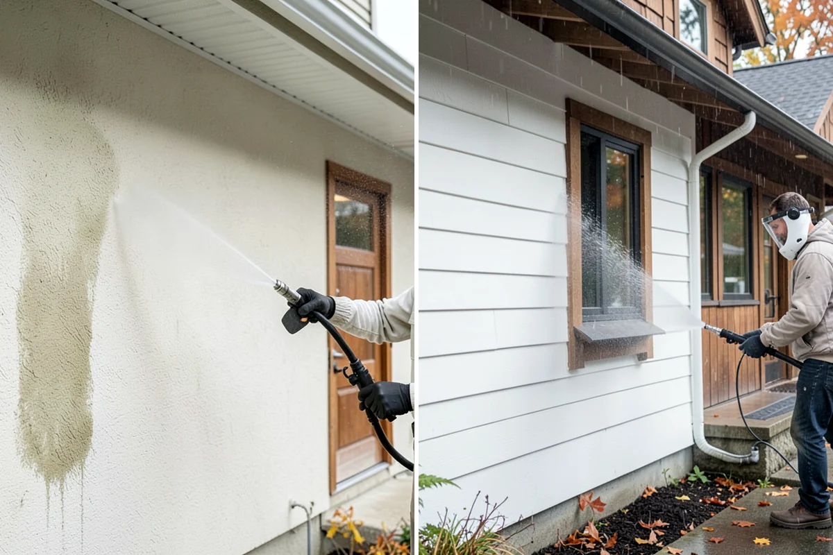 Decorative Rock Cleaning in Sedro-Woolley, Skagit County, WA - Clear leaves and large debris from the bed
