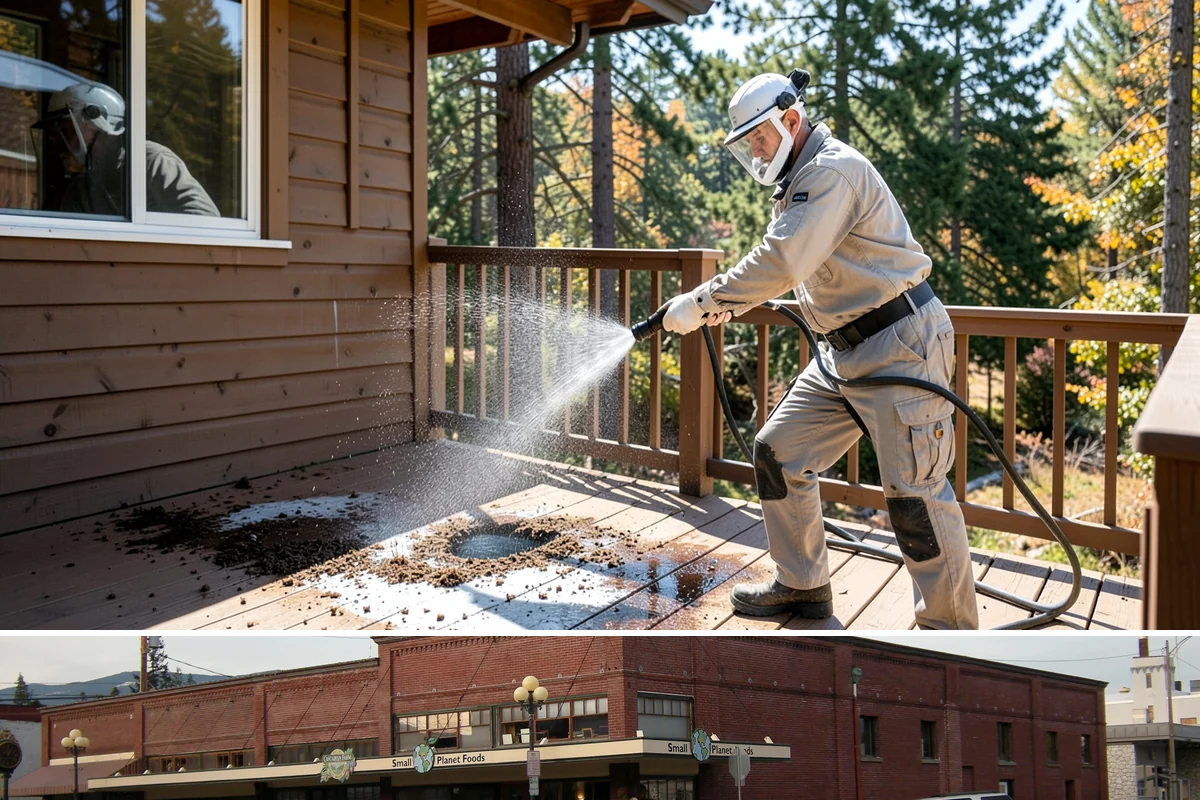 Decorative Rock Cleaning in Sedro-Woolley, Skagit County, WA - Decorative rock is best cleaned in spring to clear winter debris and again in fall after leaf drop.