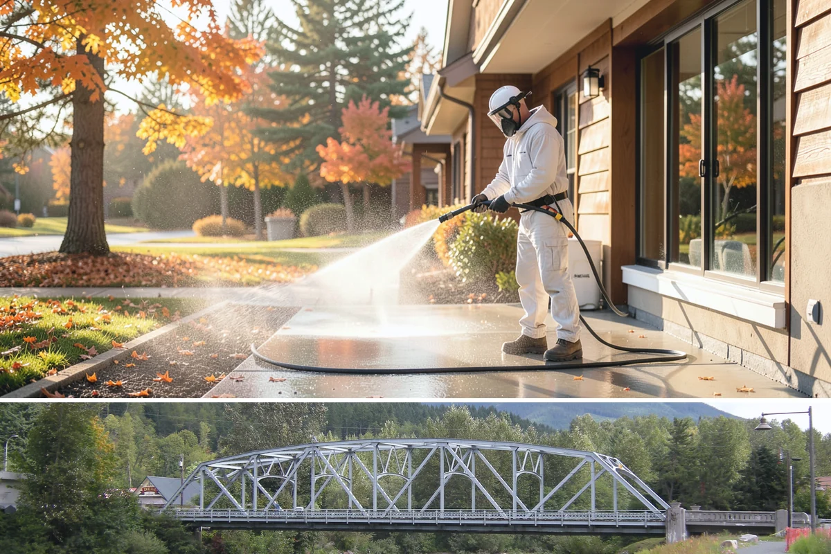 Decorative Rock Cleaning in Skykomish, King County, WA - Decorative rock is best cleaned in spring to clear winter debris and again in fall after leaf drop.