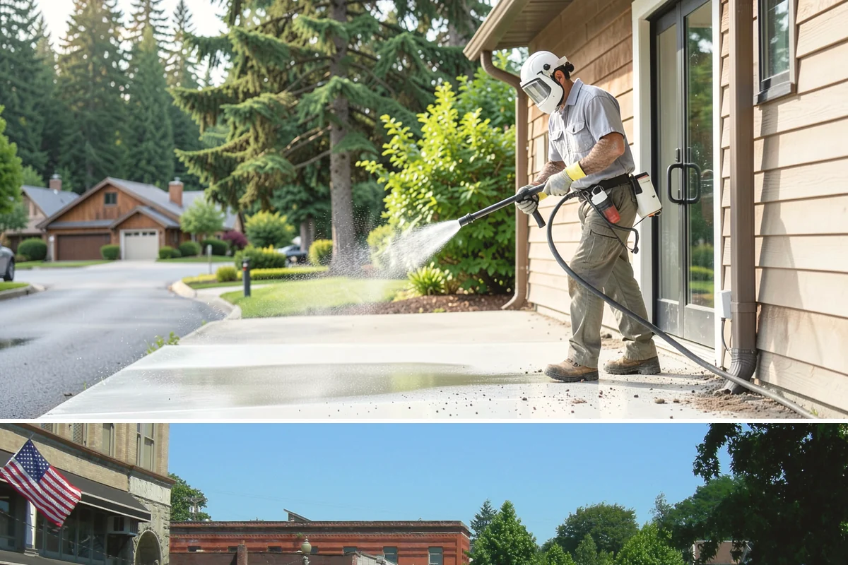 Decorative Rock Cleaning in Snohomish, Snohomish County, WA - Decorative rock is best cleaned in spring to clear winter debris and again in fall after leaf drop.