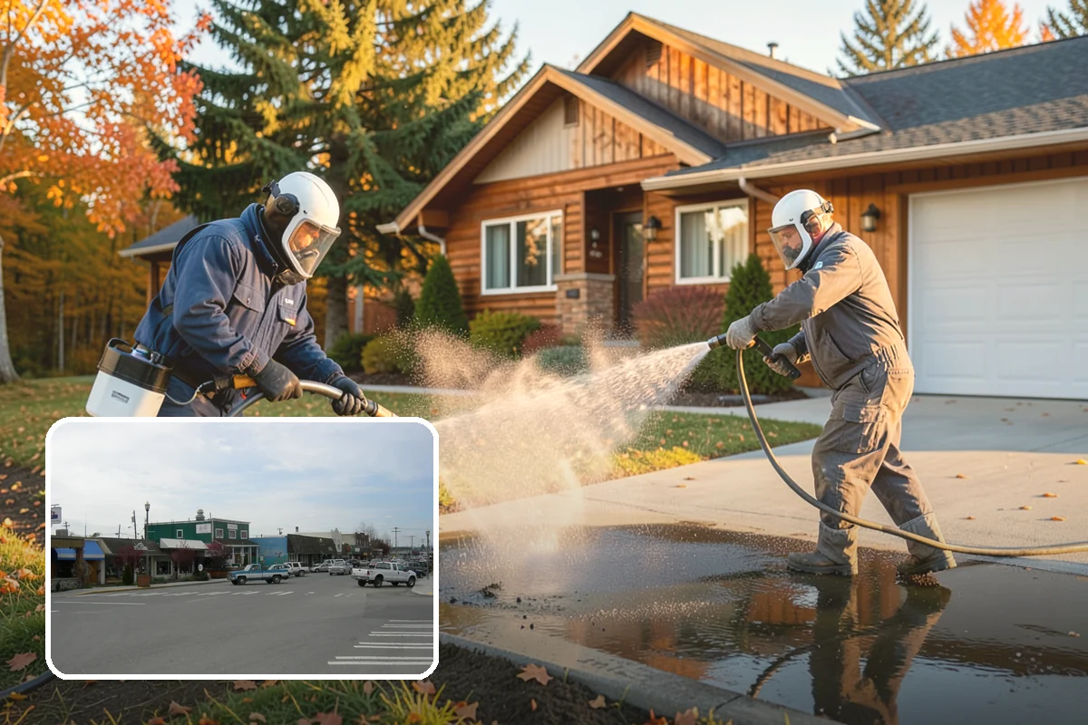 Decorative Rock Cleaning in Stanwood, Snohomish County, WA - Restores the natural color of landscape stone