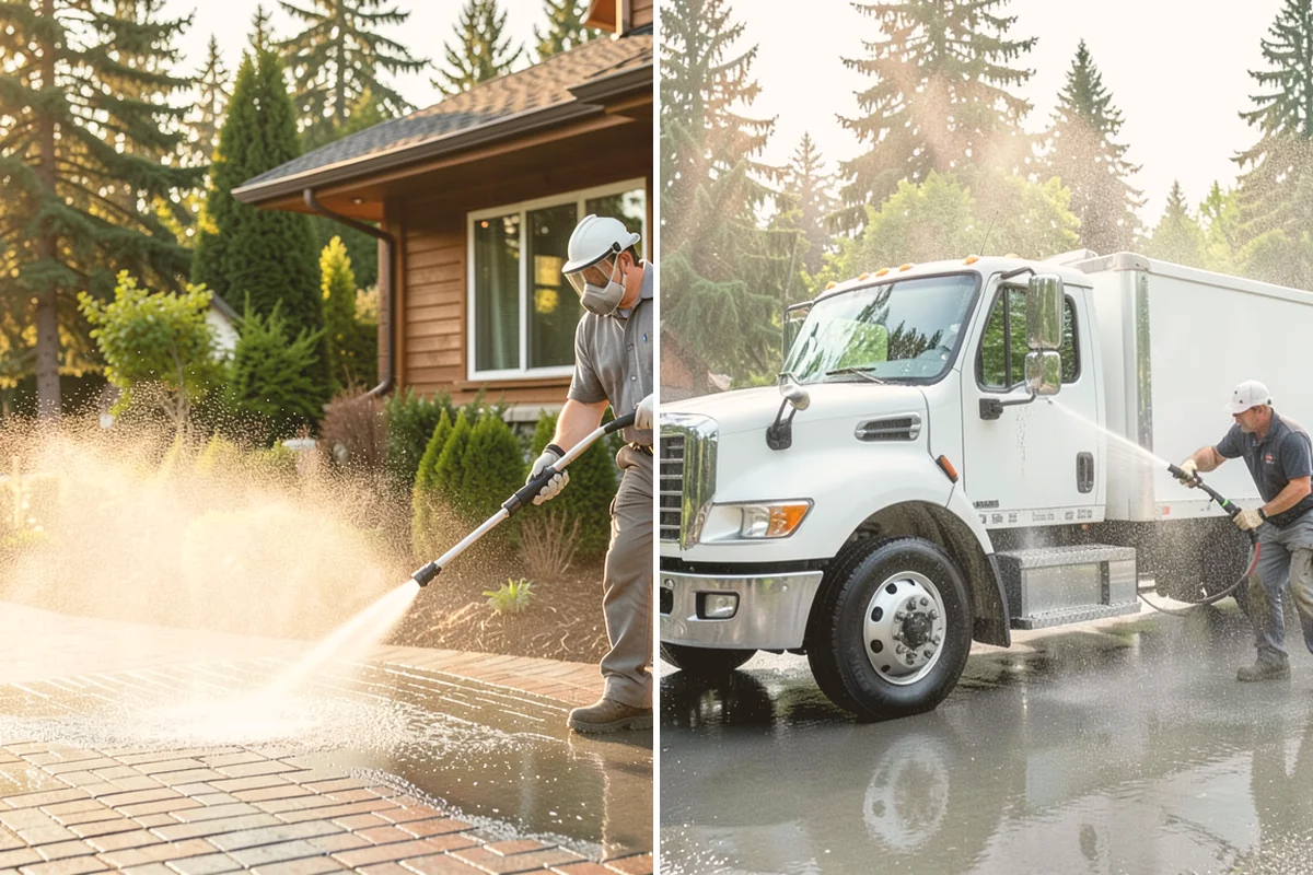 Decorative Rock Cleaning in Stanwood, Snohomish County, WA - Clear leaves and large debris from the bed