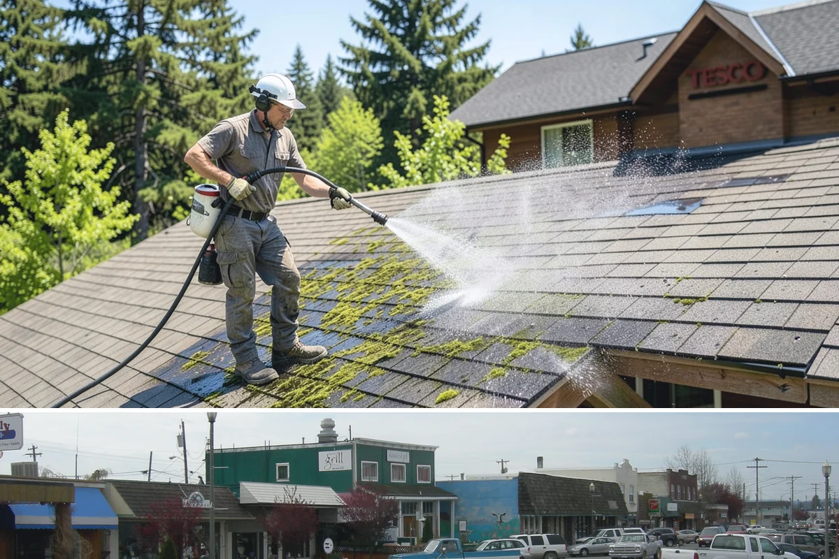 Decorative Rock Cleaning in Stanwood, Snohomish County, WA - Decorative rock is best cleaned in spring to clear winter debris and again in fall after leaf drop.