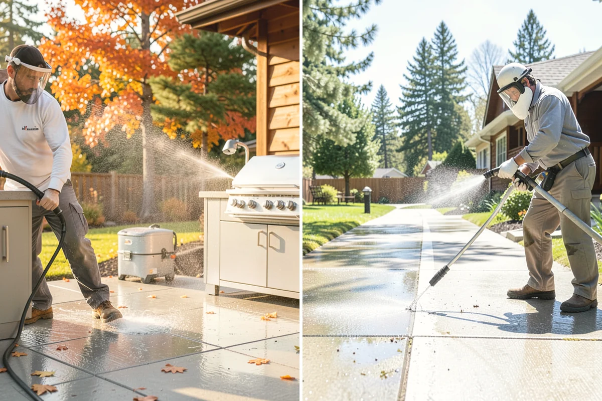 Decorative Rock Cleaning in Tukwila, King County, WA - Clear leaves and large debris from the bed