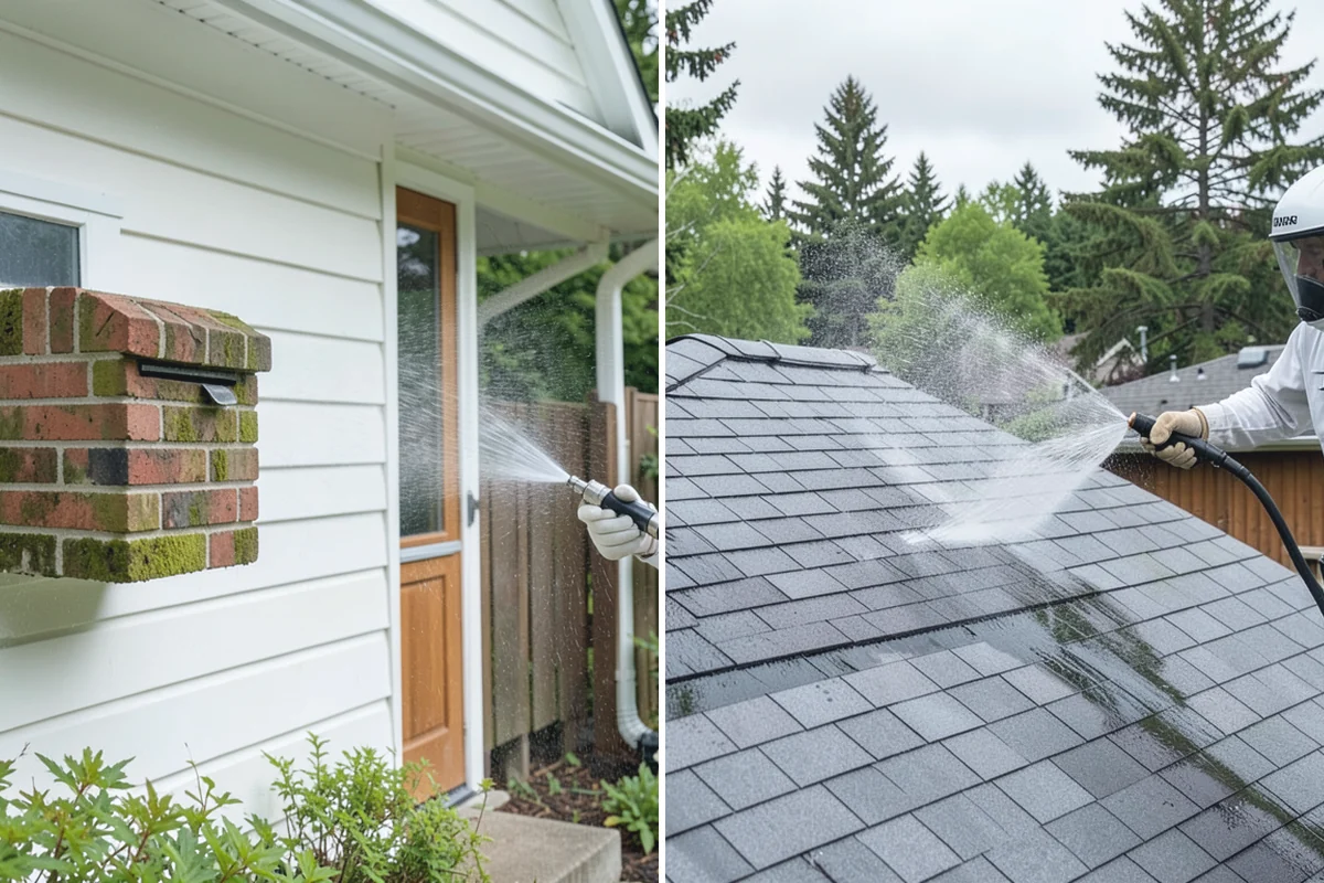 Decorative Rock Cleaning in Wilkeson, Pierce County, WA - Clear leaves and large debris from the bed