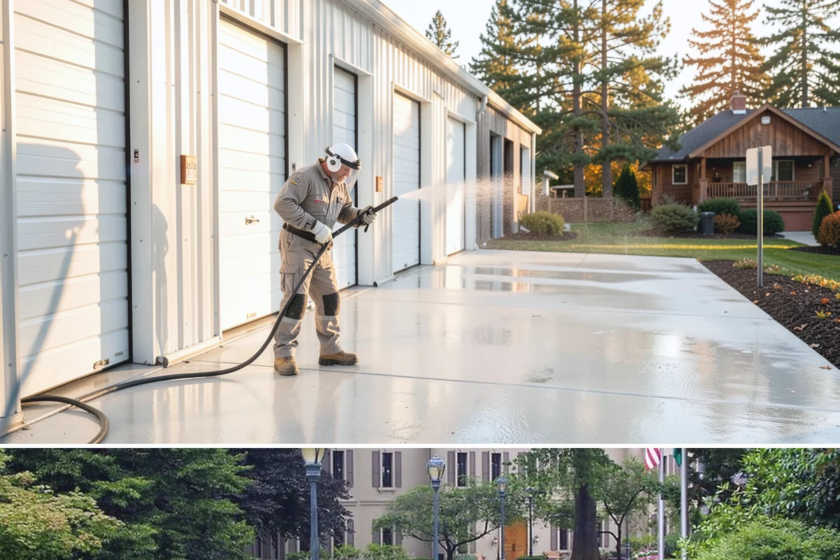 Decorative Rock Cleaning in Woodinville, King County, WA - Decorative rock is best cleaned in spring to clear winter debris and again in fall after leaf drop.