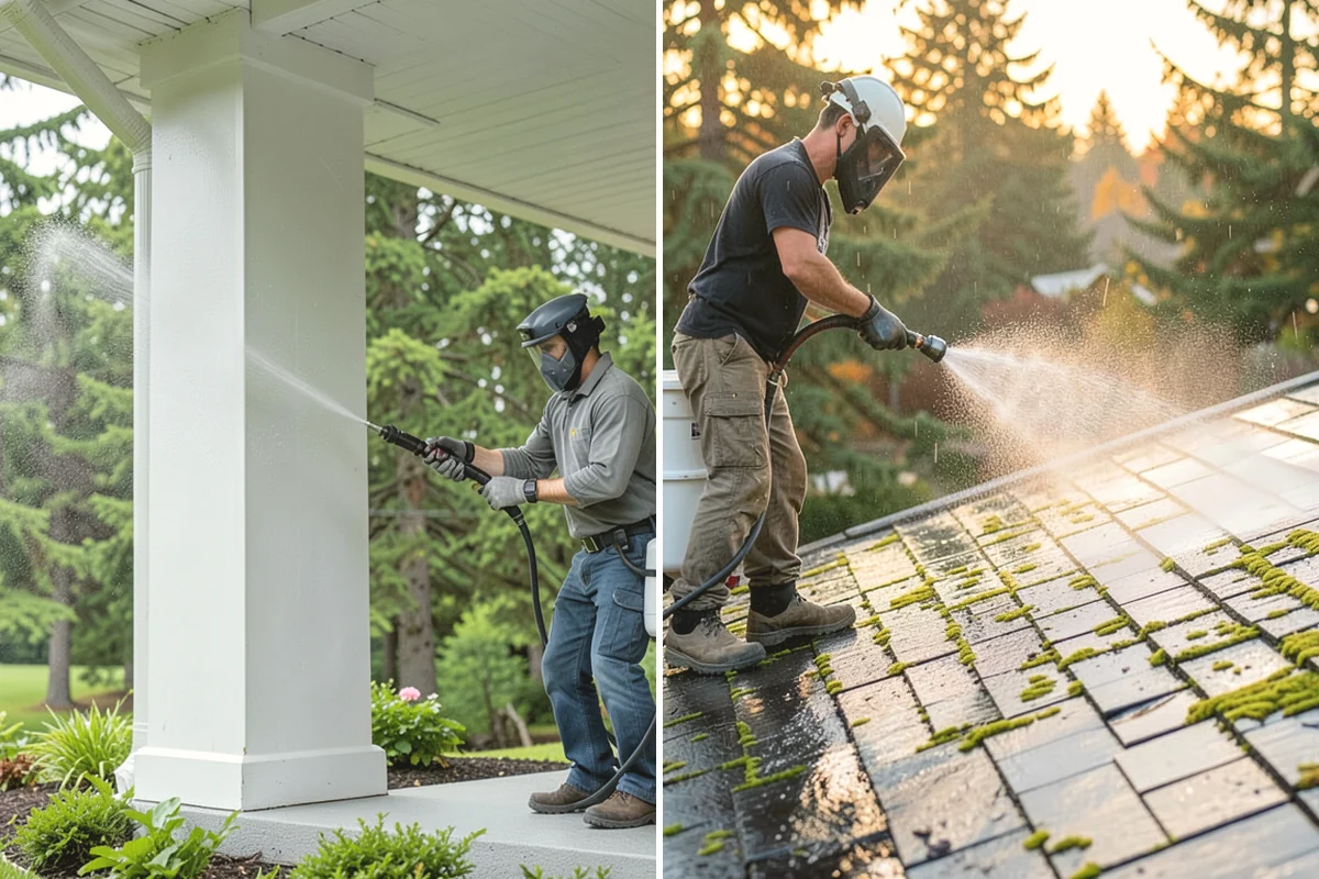 Downspout Cleaning in Anacortes, Skagit County, WA - Inspect each downspout for interior blockages
