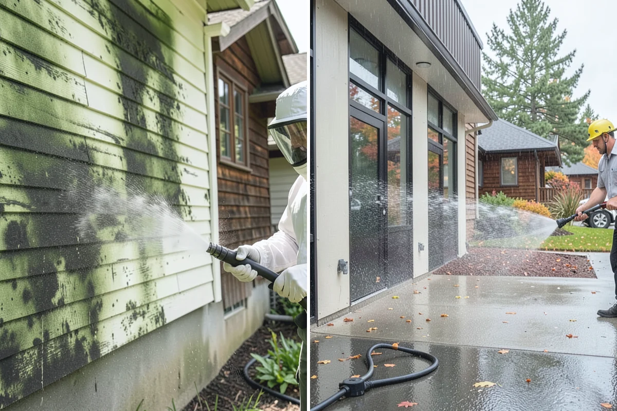 Downspout Cleaning in Beaux Arts Village, King County, WA - Inspect each downspout for interior blockages