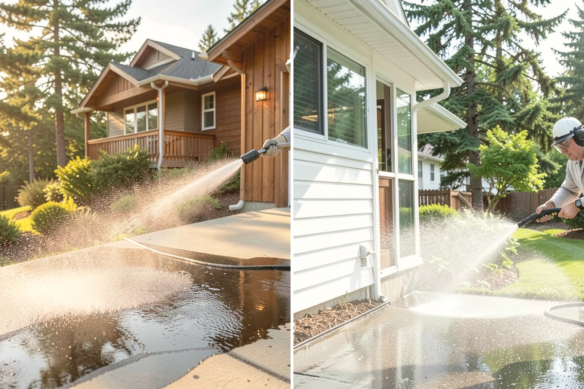 Downspout Cleaning in Black Diamond, King County, WA - Inspect each downspout for interior blockages