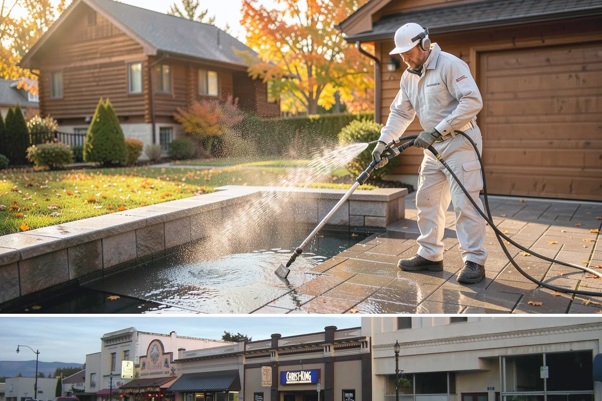 Downspout Cleaning in Burlington, Skagit County, WA - Clean downspouts in fall after leaf drop so they carry winter's heavy rain without backing up.