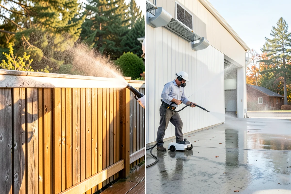Downspout Cleaning in Clyde Hill, King County, WA - Inspect each downspout for interior blockages