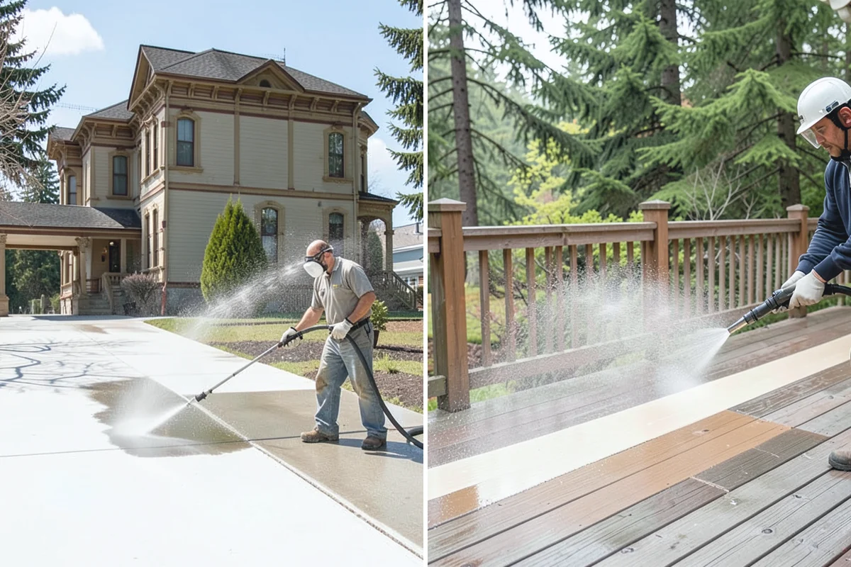 Downspout Cleaning in Des Moines, King County, WA - Inspect each downspout for interior blockages