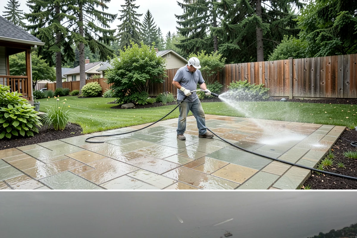 Downspout Cleaning in Des Moines, King County, WA - Clean downspouts in fall after leaf drop so they carry winter's heavy rain without backing up.