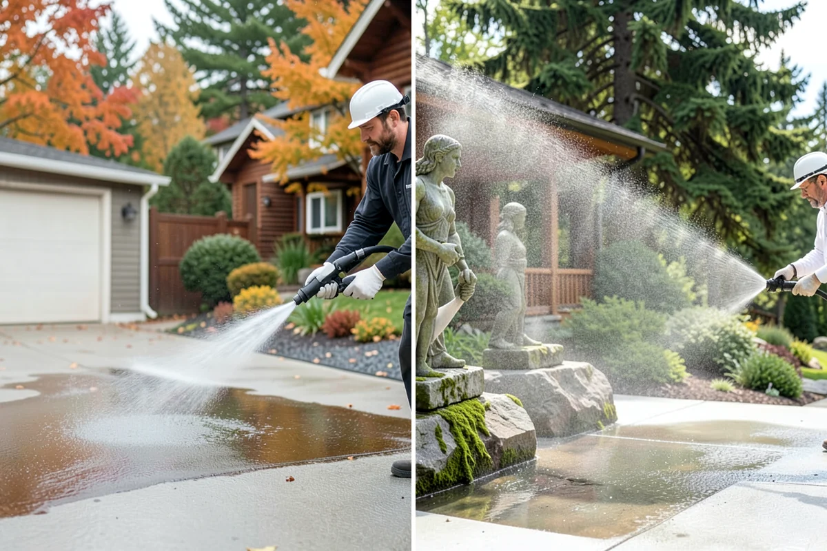 Downspout Cleaning in DuPont, Pierce County, WA - Inspect each downspout for interior blockages