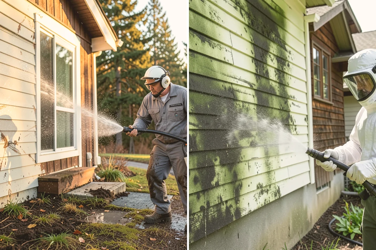 Downspout Cleaning in Eatonville, Pierce County, WA - Inspect each downspout for interior blockages