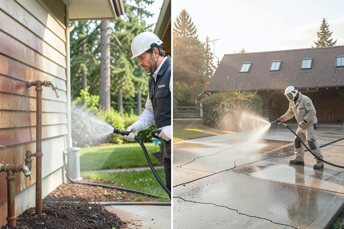 Downspout Cleaning in Granite Falls, Snohomish County, WA - Inspect each downspout for interior blockages
