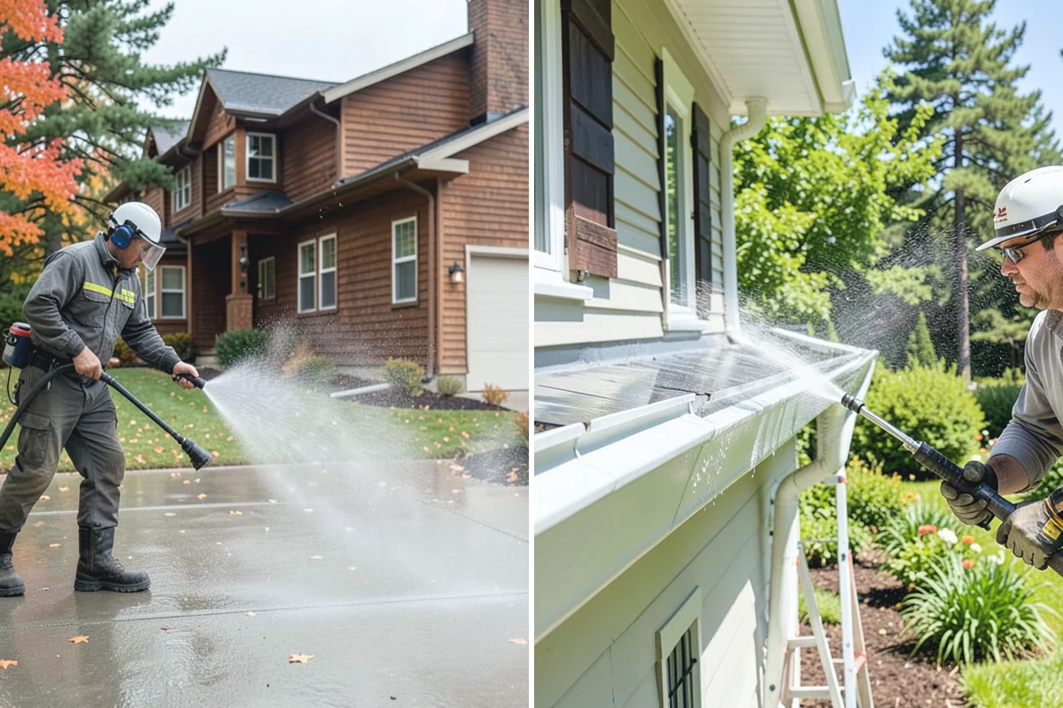 Downspout Cleaning in Hamilton, Skagit County, WA - Inspect each downspout for interior blockages