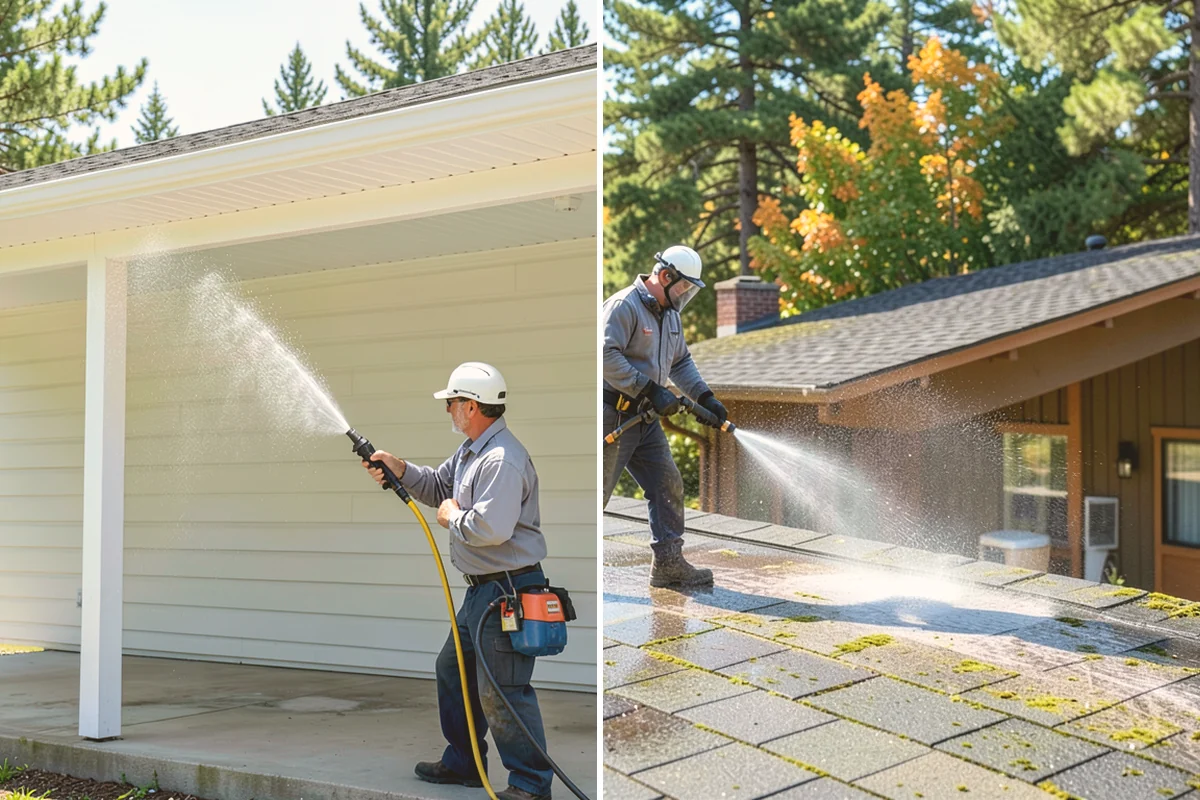 Downspout Cleaning in Index, Snohomish County, WA - Inspect each downspout for interior blockages