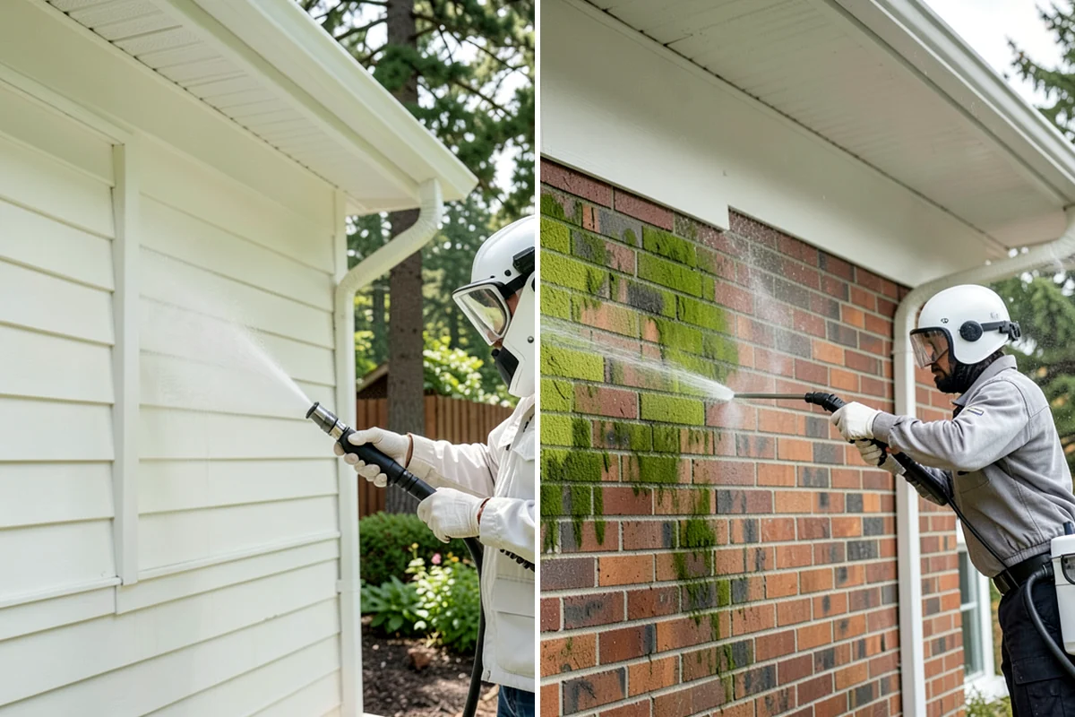 Downspout Cleaning in Lake Forest Park, King County, WA - Inspect each downspout for interior blockages