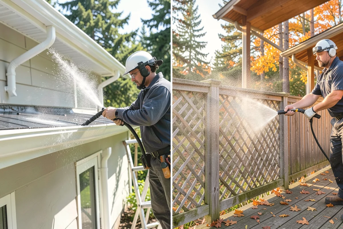 Downspout Cleaning in Lake Stevens, Snohomish County, WA - Inspect each downspout for interior blockages