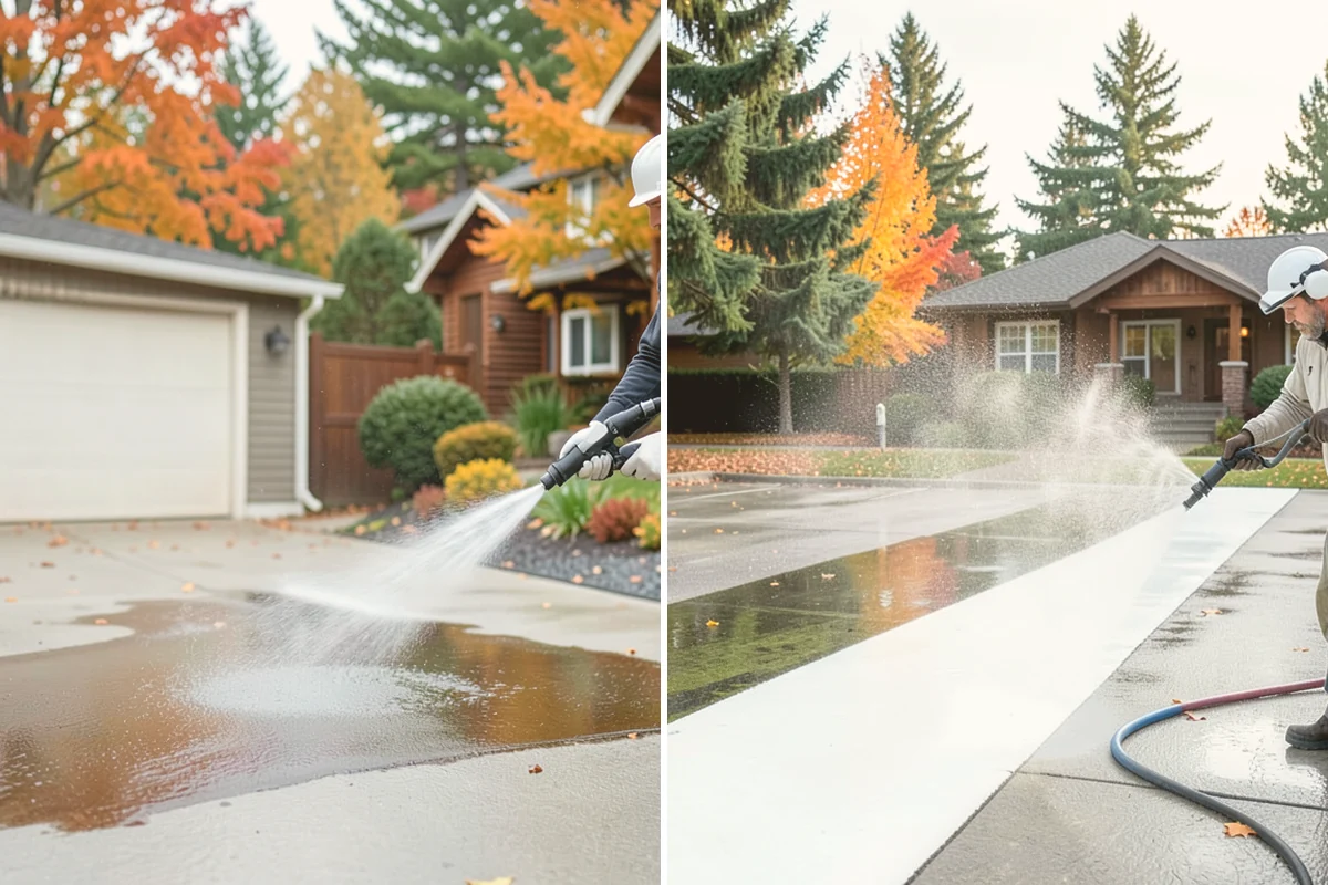 Downspout Cleaning in Langley, Island County, WA - Inspect each downspout for interior blockages