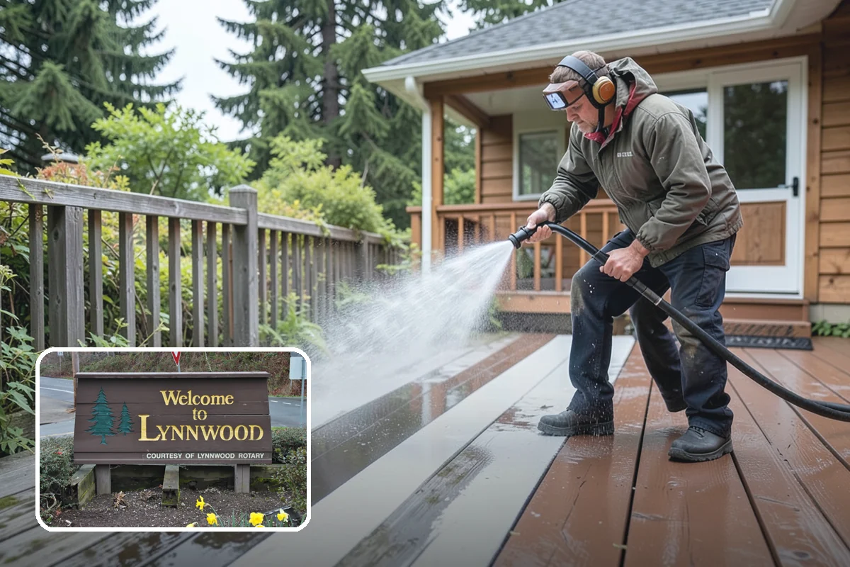 Downspout Cleaning in Lynnwood, Snohomish County, WA - Clears interior clogs of packed needles and grit