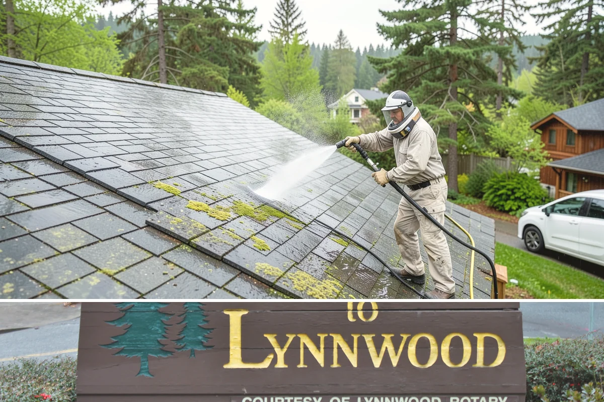Downspout Cleaning in Lynnwood, Snohomish County, WA - Clean downspouts in fall after leaf drop so they carry winter's heavy rain without backing up.