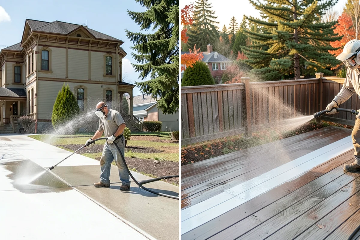Downspout Cleaning in Maple Valley, King County, WA - Inspect each downspout for interior blockages