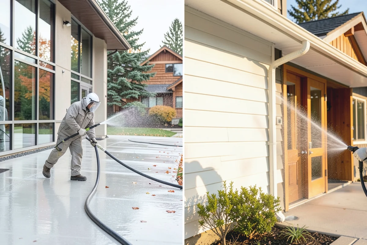 Downspout Cleaning in Medina, King County, WA - Inspect each downspout for interior blockages