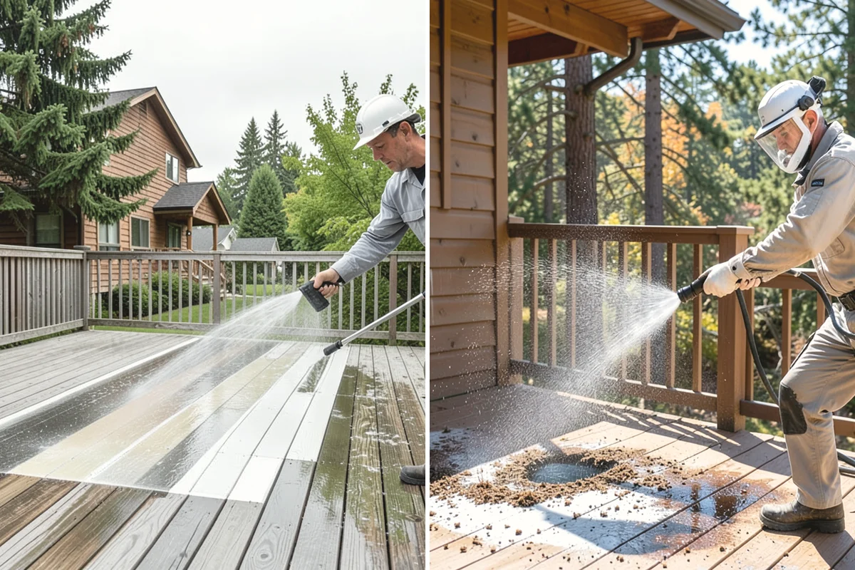 Downspout Cleaning in Mountlake Terrace, Snohomish County, WA - Inspect each downspout for interior blockages