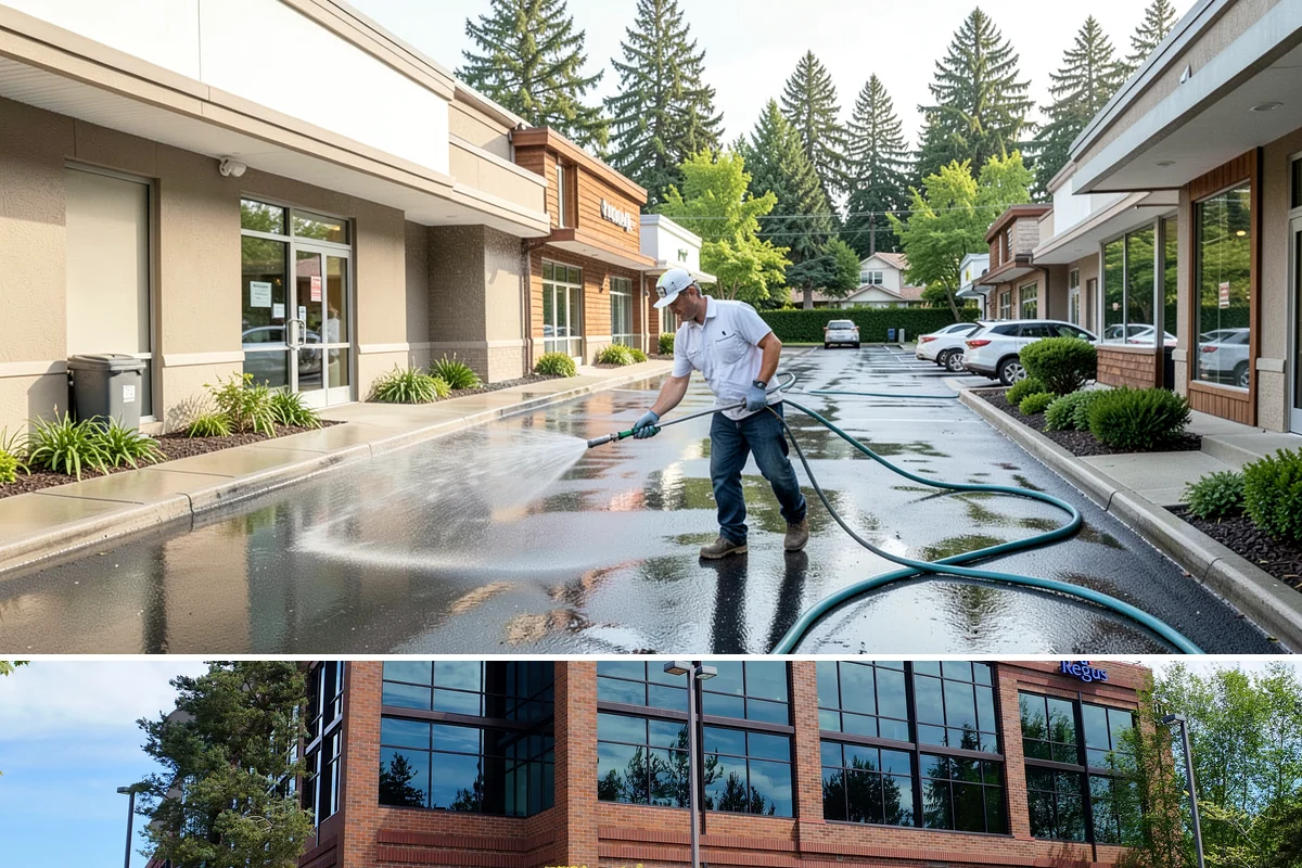 Downspout Cleaning in Mountlake Terrace, Snohomish County, WA - Clean downspouts in fall after leaf drop so they carry winter's heavy rain without backing up.