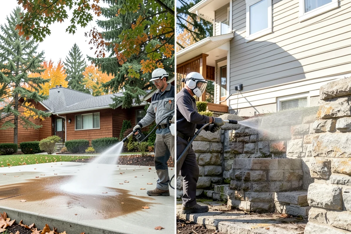 Downspout Cleaning in Normandy Park, King County, WA - Inspect each downspout for interior blockages