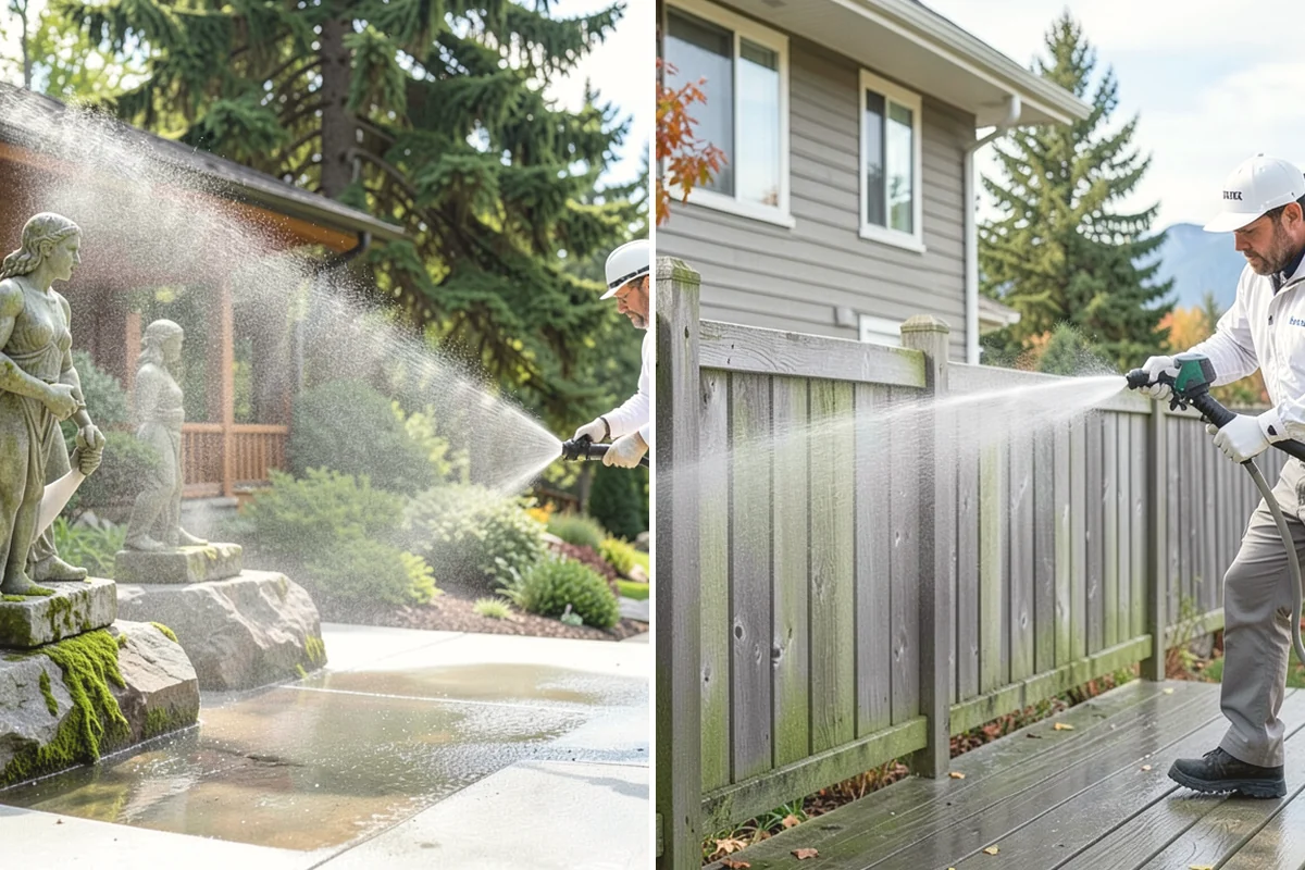 Downspout Cleaning in North Bend, King County, WA - Inspect each downspout for interior blockages