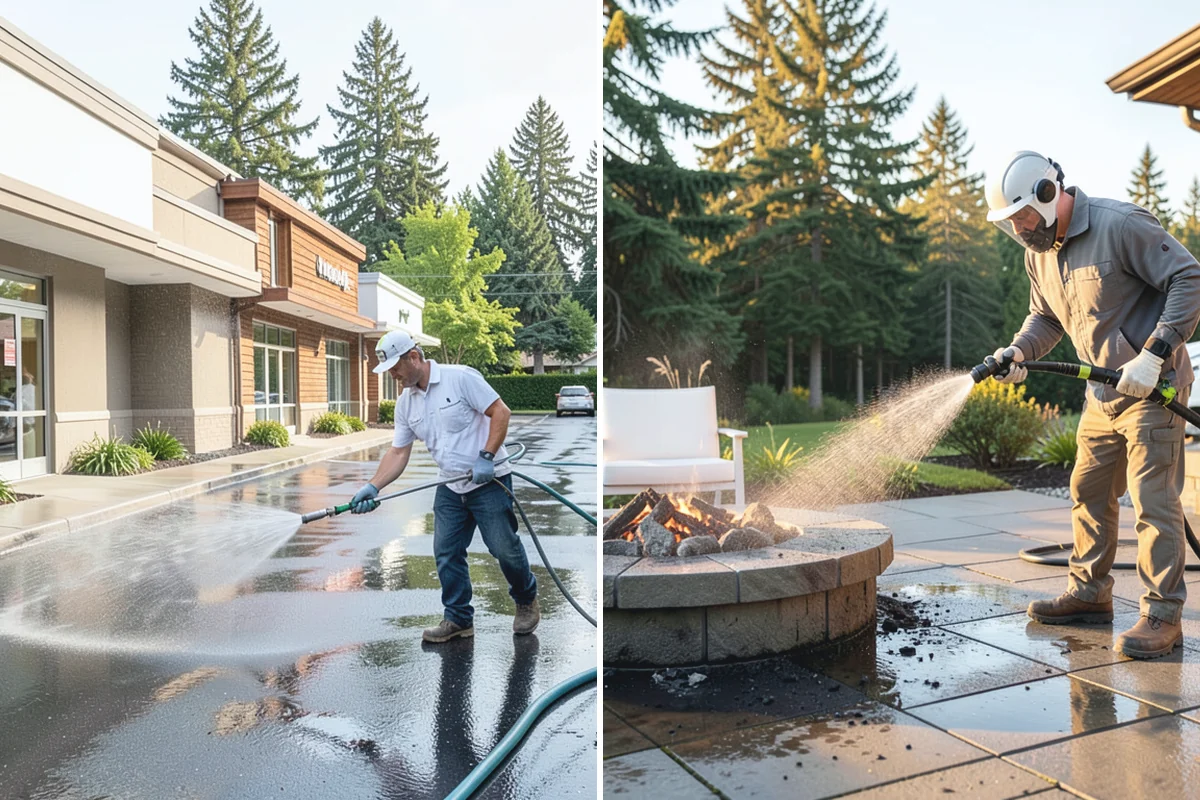 Downspout Cleaning in Renton, King County, WA - Inspect each downspout for interior blockages