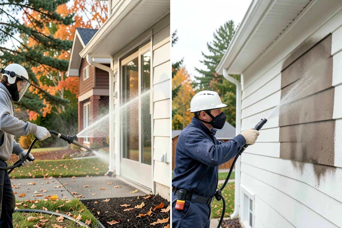 Downspout Cleaning in SeaTac, King County, WA - Inspect each downspout for interior blockages