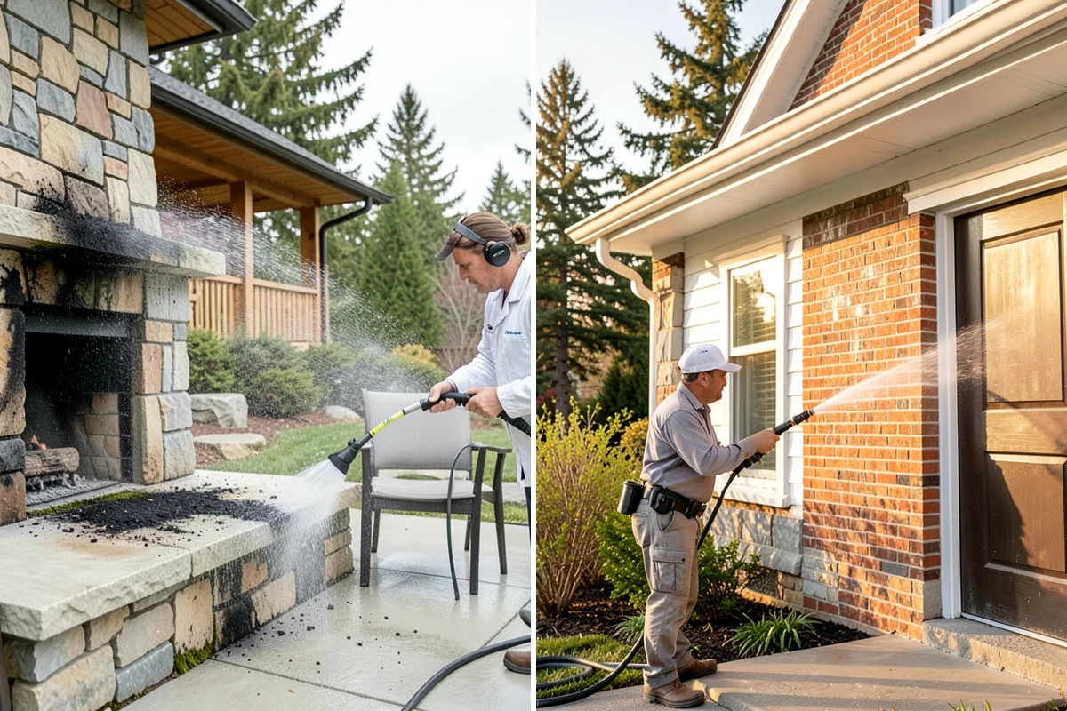Downspout Cleaning in Sedro-Woolley, Skagit County, WA - Inspect each downspout for interior blockages