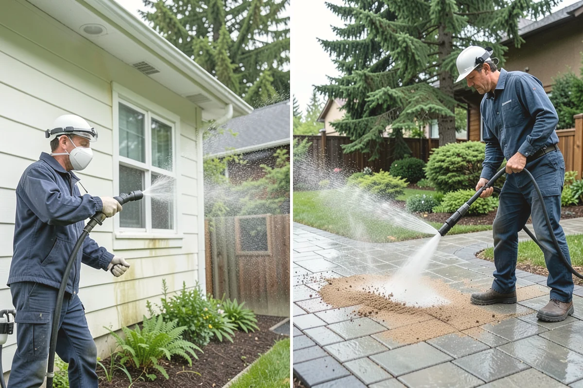 Downspout Flushing in Anacortes, Skagit County, WA - Identify downspouts with restricted or slow flow