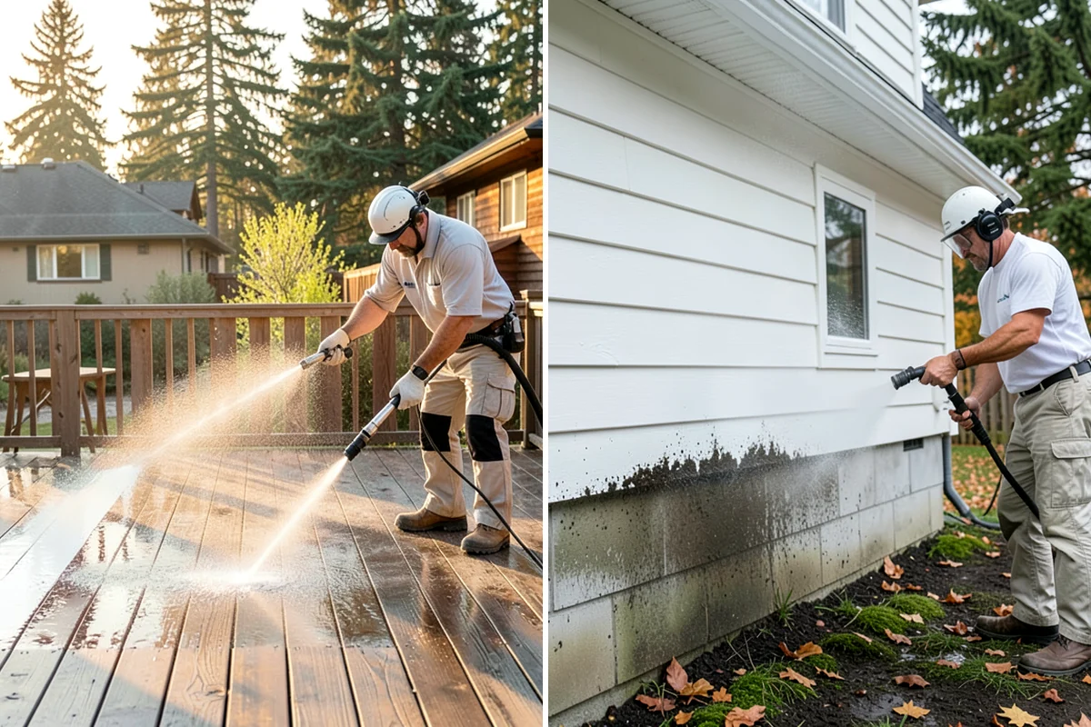Downspout Flushing in Arlington, Snohomish County, WA - Identify downspouts with restricted or slow flow