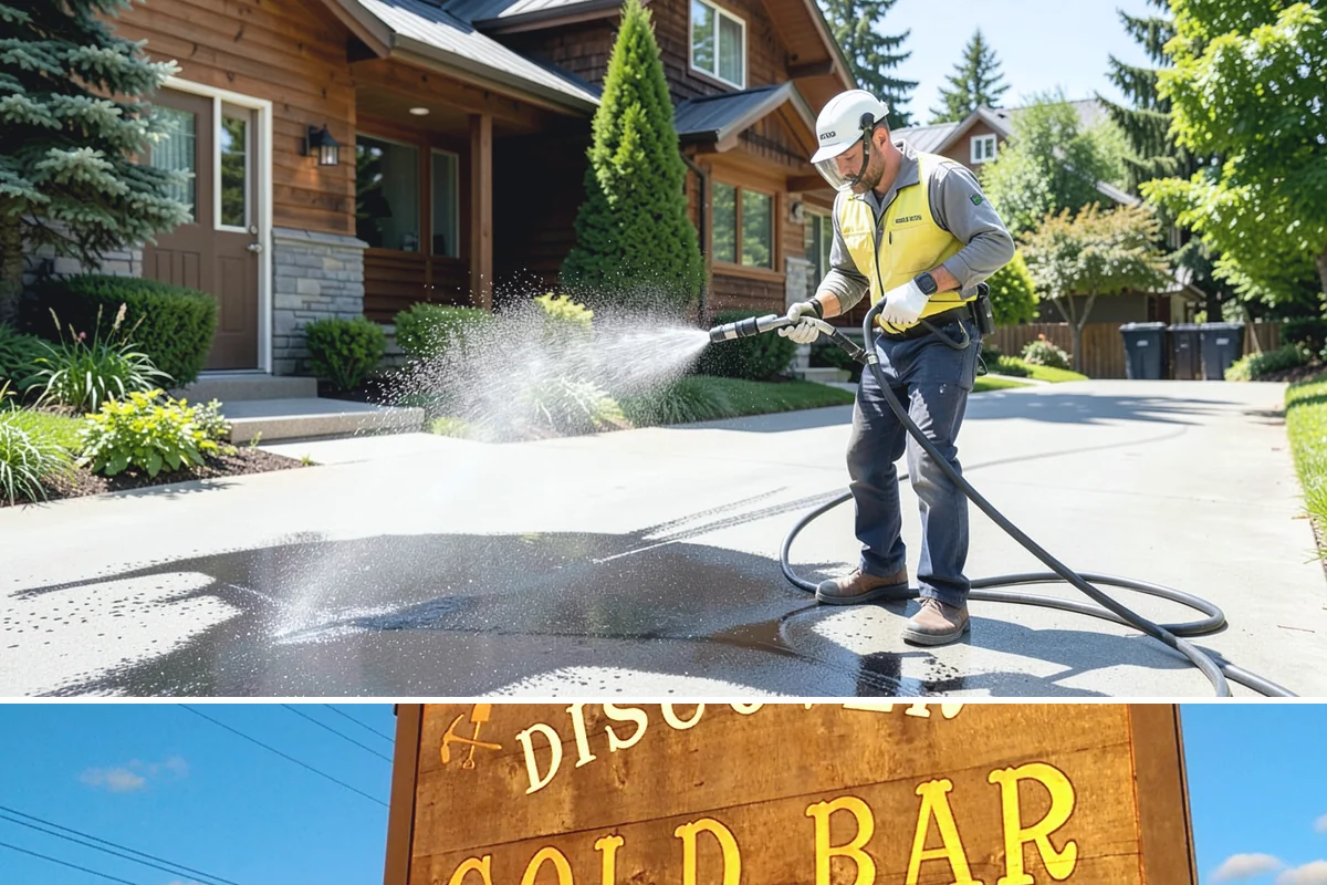 Downspout Flushing in Gold Bar, Snohomish County, WA - Flush downspouts heading into fall so they can handle the full force of the winter rainy season.