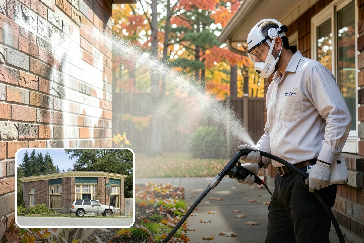 Downspout Flushing in Hamilton, Skagit County, WA - Dislodges compacted debris a basic clean-out leaves behind