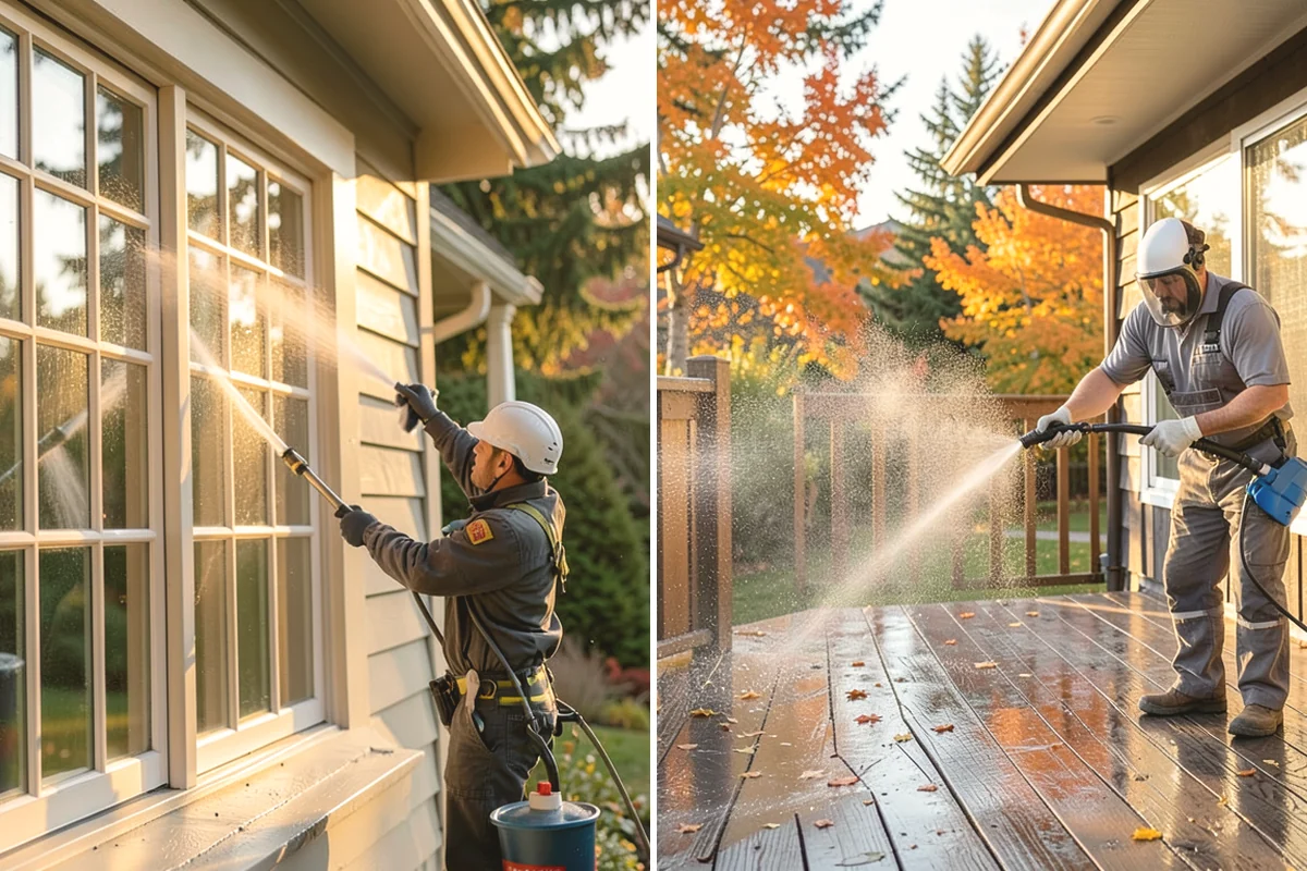 Downspout Flushing in La Conner, Skagit County, WA - Identify downspouts with restricted or slow flow