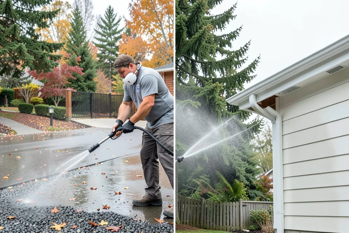 Downspout Flushing in Lakewood, Pierce County, WA - Identify downspouts with restricted or slow flow