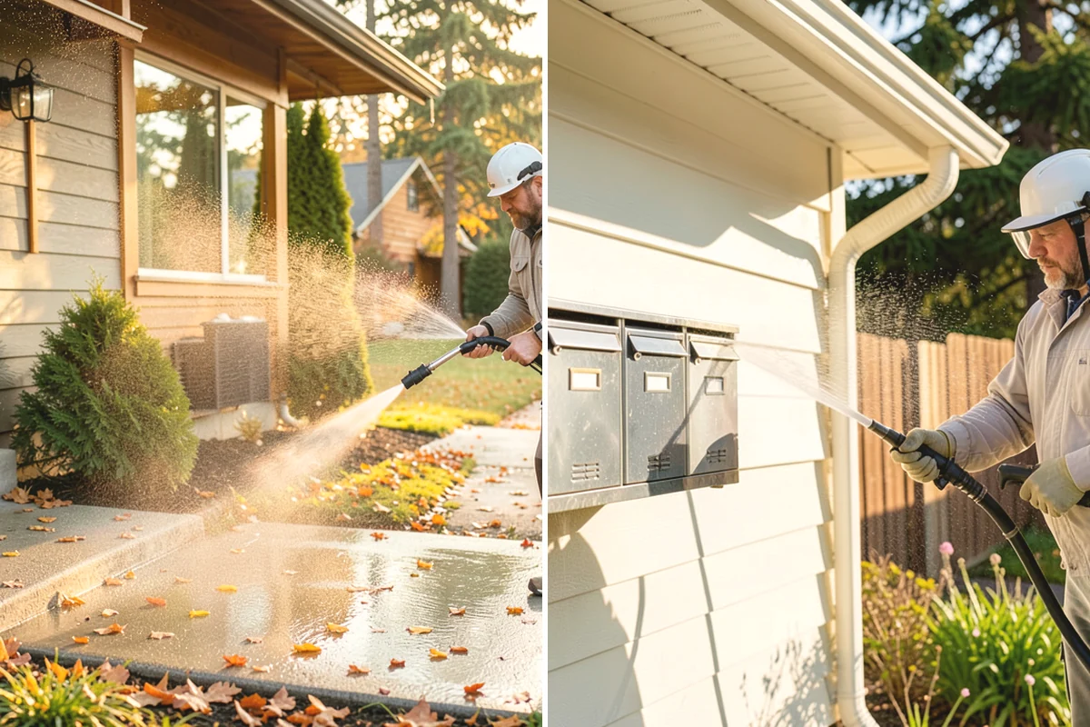 Downspout Flushing in Mercer Island, King County, WA - Identify downspouts with restricted or slow flow