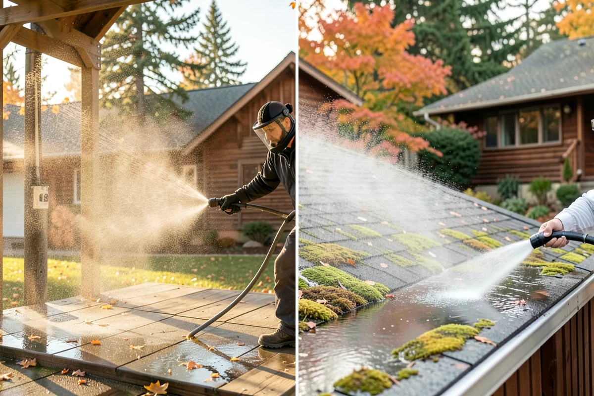 Downspout Flushing in Puyallup, Pierce County, WA - Identify downspouts with restricted or slow flow