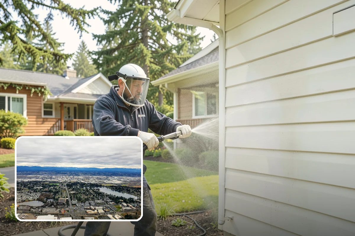 Downspout Flushing in SeaTac, King County, WA - Dislodges compacted debris a basic clean-out leaves behind