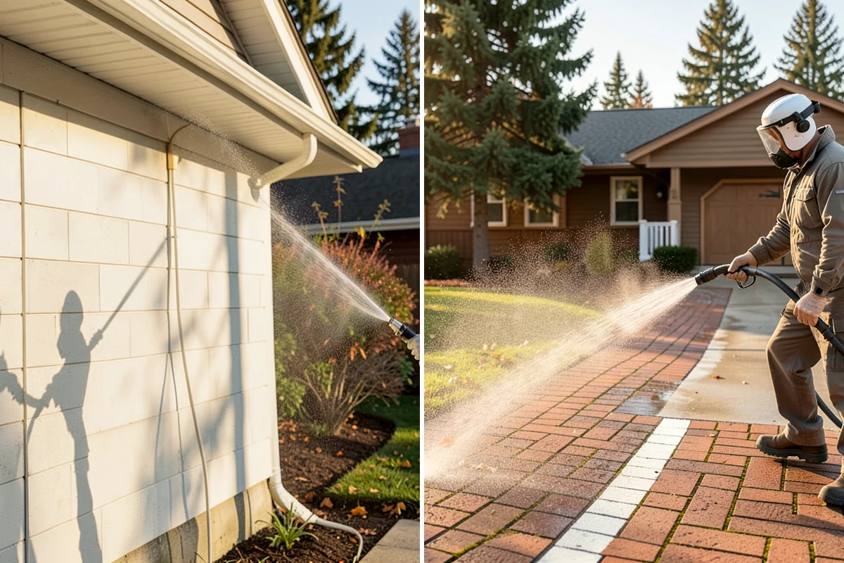 Downspout Flushing in SeaTac, King County, WA - Identify downspouts with restricted or slow flow